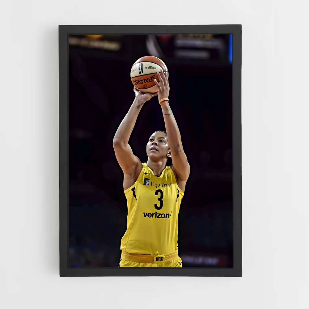 Poster Candace de parker – affiche Basketball (vue 2)